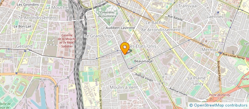 localisation de l'entreprise CYCLO SPORT LYON 8  LYON