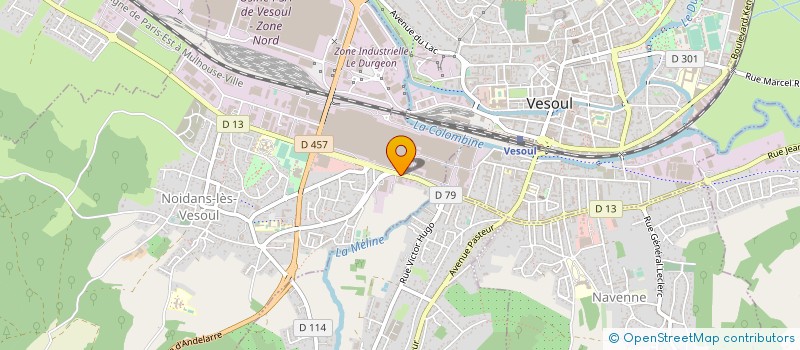 localisation de l'entreprise CYCLO-SPORT VESOUL  VESOUL