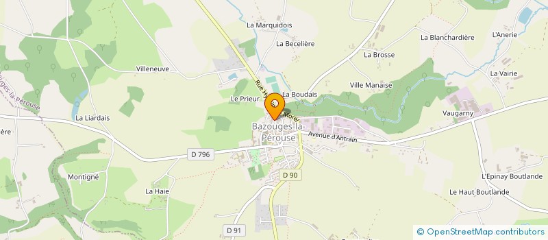 localisation de l'entreprise CYCLO SPORTIF à BAZOUGES-LA-PEROUSE
