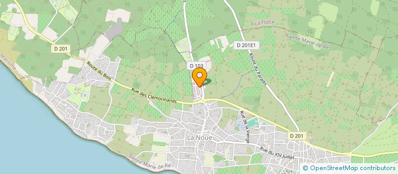 localisation de l'entreprise CYCLO-SURF  SAINTE-MARIE-DE-RE