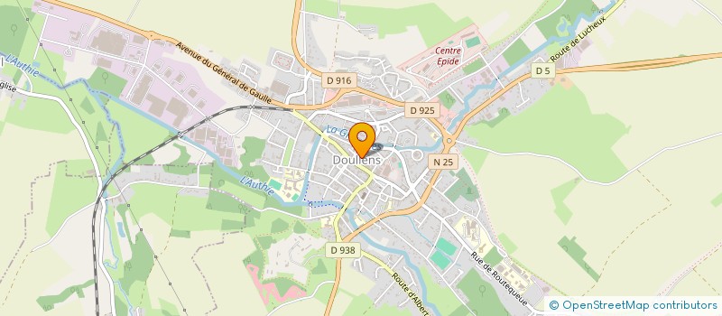 localisation de l'entreprise CYCLO TOURISTES DOULLENNAIS à DOULLENS