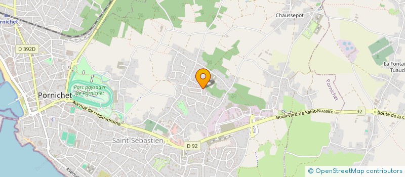 localisation de l'entreprise CYCLO'TROTT  PORNICHET