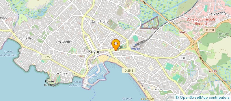 localisation de l'entreprise CYCLOCEAN SARL  ROYAN