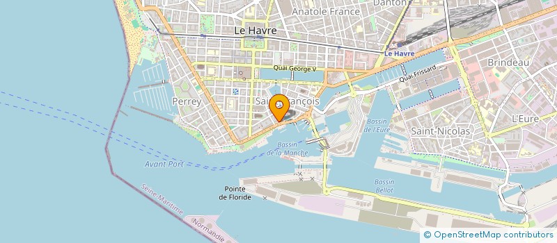 localisation de l'entreprise CYCLOCEANE  LE HAVRE