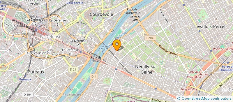 localisation de l'entreprise CYCLOCITY à NEUILLY-SUR-SEINE