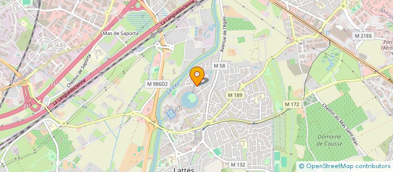 localisation de l'entreprise CYCLOE à LATTES