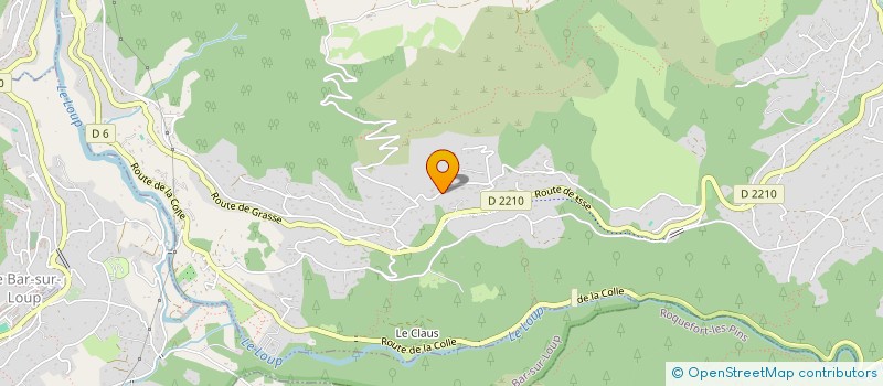 localisation de l'entreprise CYCLONE  TOURRETTES-SUR-LOUP