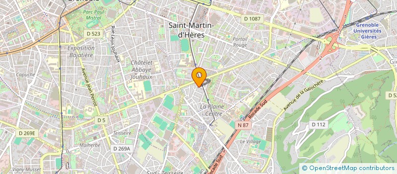 localisation de l'entreprise CYCLONE  SAINT-MARTIN-D'HERES