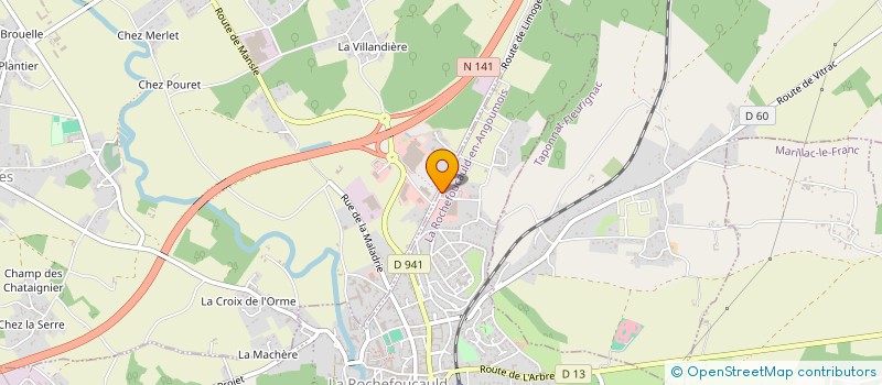 localisation de l'entreprise CYCLOPE à LA ROCHEFOUCAULD-EN-ANGOUMOIS
