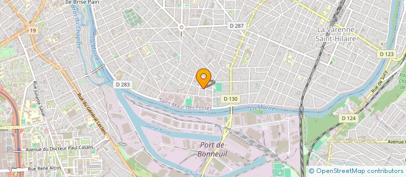 localisation de l'entreprise CYCLOPE  SAINT-MAUR-DES-FOSSES