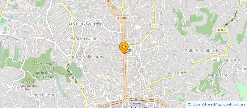 localisation de l'entreprise CYCLOPE PACA à CANNES