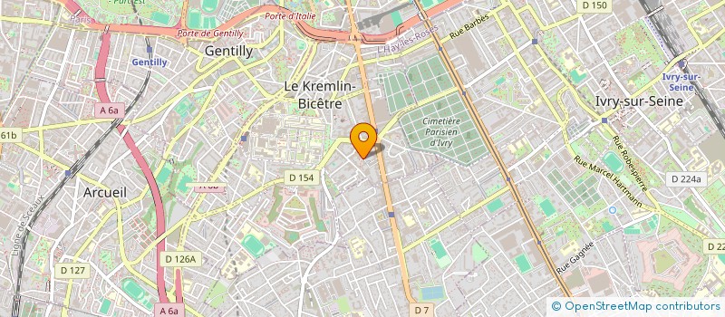 localisation de l'entreprise CYCLOPEA à LE KREMLIN-BICETRE