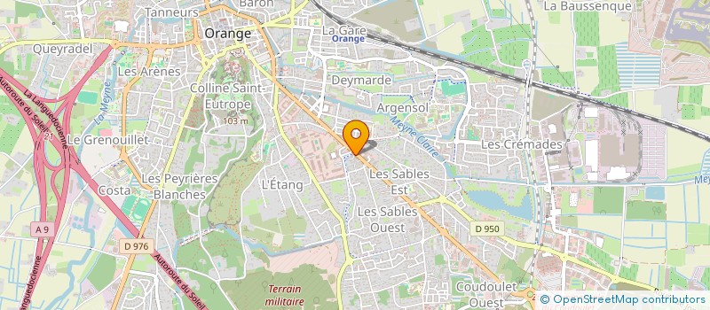 localisation de l'entreprise CYCLOPRO  ORANGE