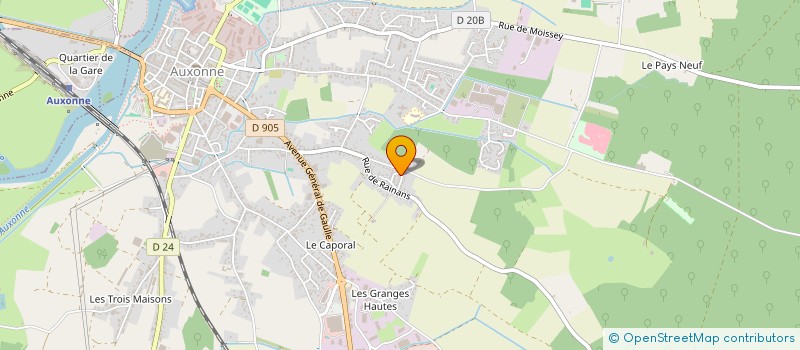 localisation de l'entreprise CYCLOS RANDONNEURS AUXONNAIS à AUXONNE