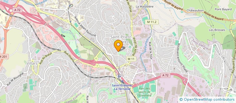 localisation de l'entreprise CYCLOS SAINT PRIEST EN JAREZ  SAINT-PRIEST-EN-JAREZ