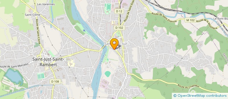 localisation de l'entreprise CYCLOS VTT DE ST JUST ST RAMBERT  SAINT-JUST-SAINT-RAMBERT