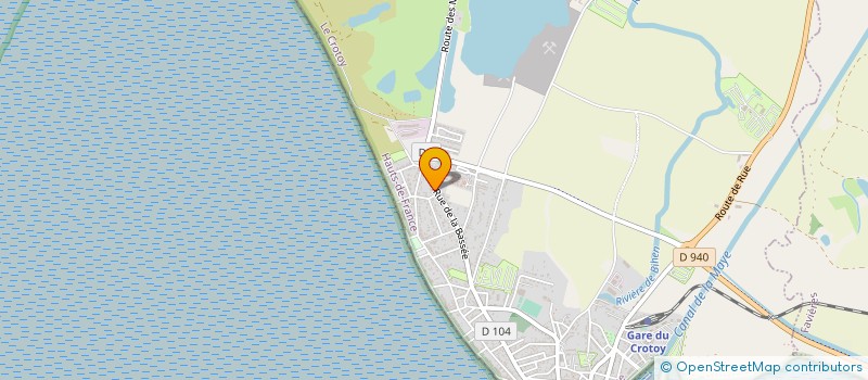 localisation de l'entreprise CYCLOSPORT CROTELLOIS à LE CROTOY