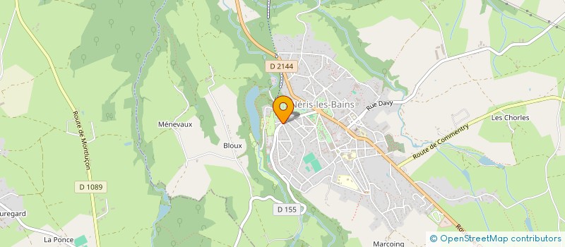 localisation de l'entreprise CYCLOSPORT DE NERIS LES BAINS  NERIS-LES-BAINS