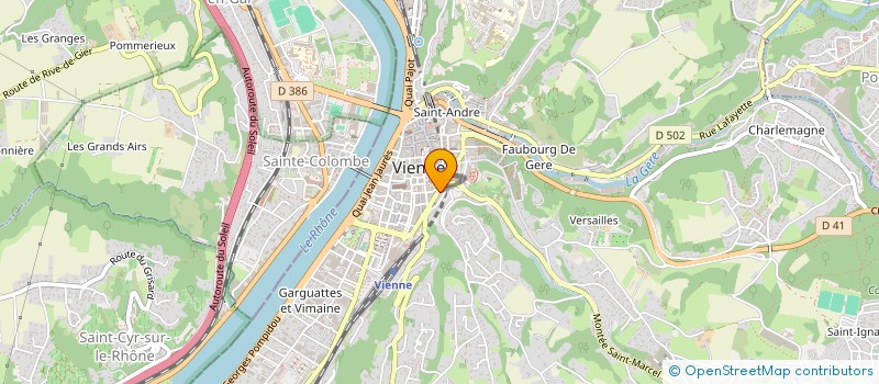 localisation de l'entreprise CYCLOSTEO  VIENNE