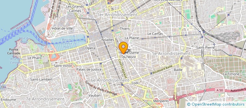 localisation de l'entreprise CYCLOTOPIA à MARSEILLE