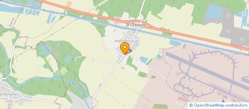 localisation de l'entreprise CYCLOTOURISME D'HALLIGNICOURT à HALLIGNICOURT