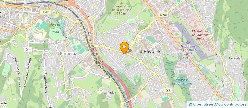 localisation de l'entreprise CYCLOTOURISTE RAVOIRIEN  LA RAVOIRE