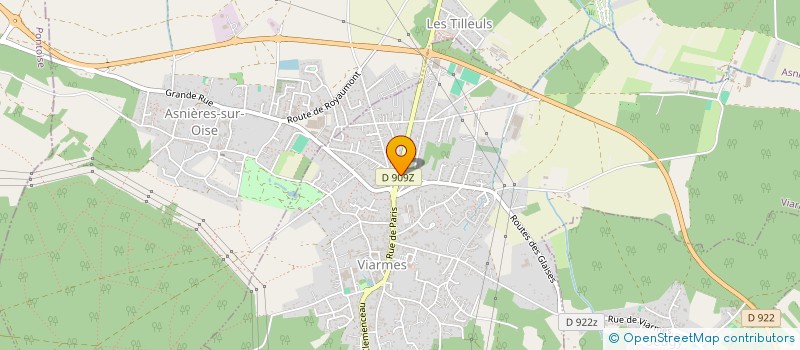 localisation de l'entreprise CYCLOTRAINING  VIARMES