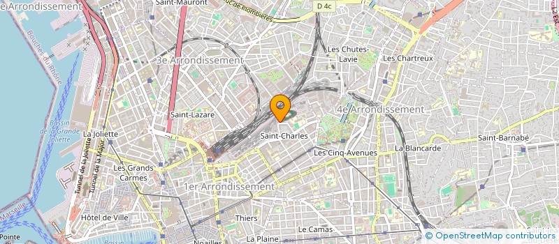 localisation de l'entreprise CYCLUP à MARSEILLE