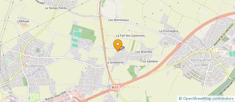 localisation de l'entreprise CYCMCO à DOMPIERRE-SUR-MER