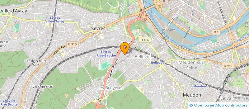 localisation de l'entreprise CYCO à SEVRES