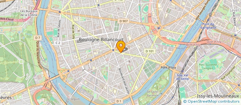 localisation de l'entreprise CYCOM à BOULOGNE-BILLANCOURT