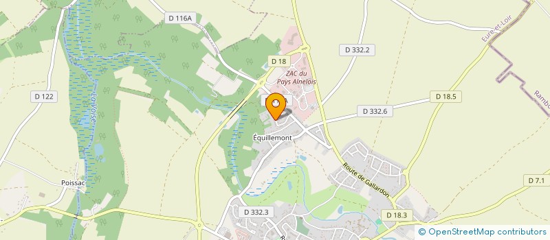 localisation de l'entreprise CYCRIJIELE à AUNEAU-BLEURY-SAINT-SYMPHORIEN