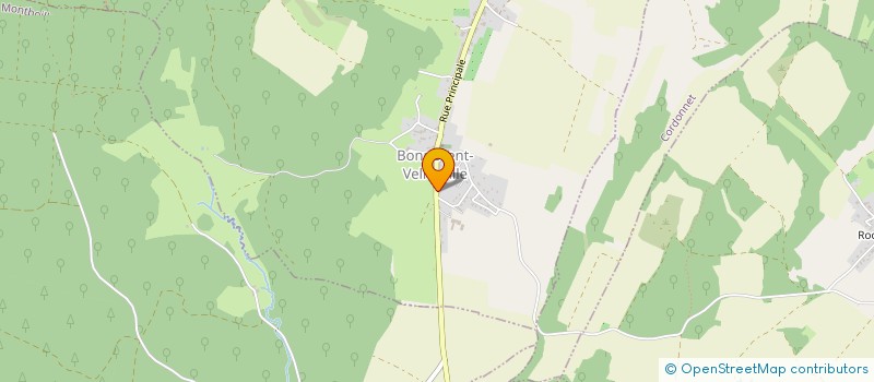 localisation de l'entreprise CYDAF  BONNEVENT-VELLOREILLE