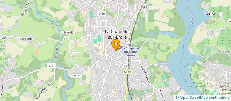 localisation de l'entreprise CYDE  LA CHAPELLE-SUR-ERDRE