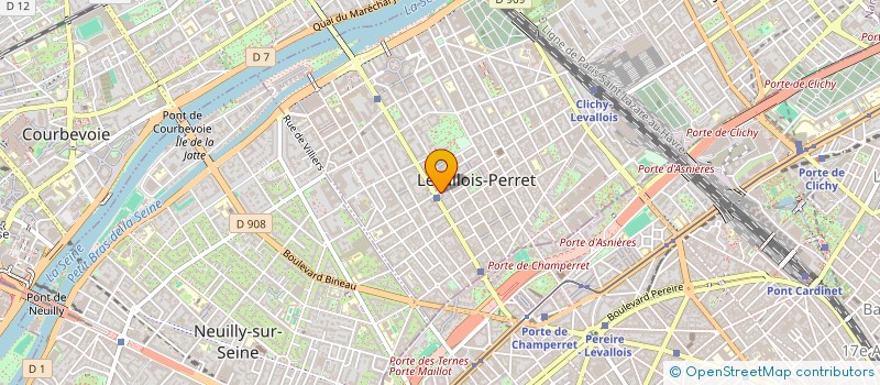 localisation de l'entreprise CYDEMA à LEVALLOIS-PERRET