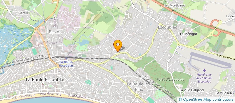 localisation de l'entreprise CYDEMAZ  LA BAULE-ESCOUBLAC