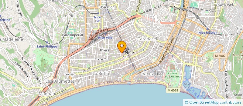 localisation de l'entreprise CYDEPE à NICE