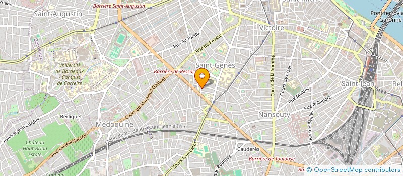 localisation de l'entreprise CYDIEX à BORDEAUX
