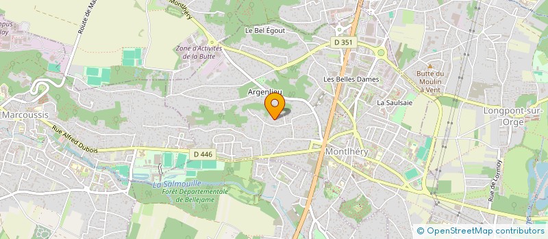 localisation de l'entreprise CYDILUMA à MONTLHERY