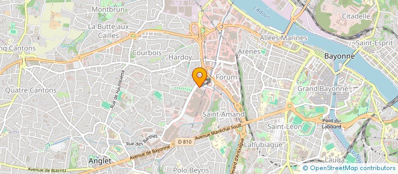 localisation de l'entreprise CYDOJUKE à ANGLET