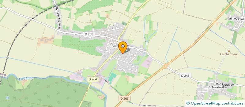 localisation de l'entreprise CYDONIA  SURBOURG