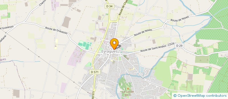 localisation de l'entreprise CYEL 2T3  EYRAGUES