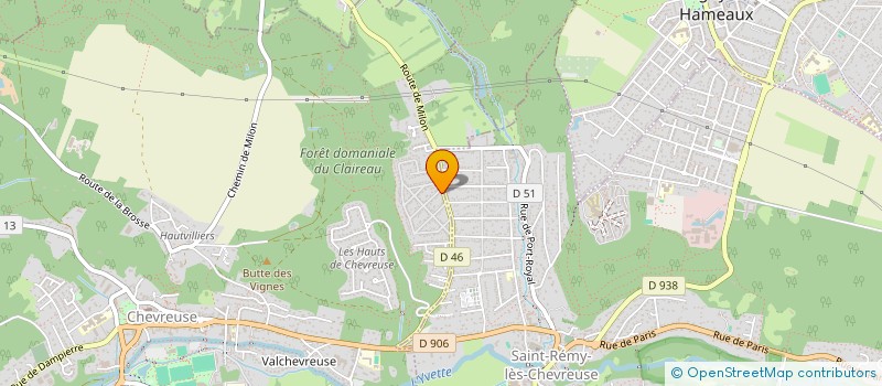 localisation de l'entreprise CYEL CONSULTING  CHEVREUSE