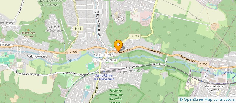 localisation de l'entreprise CYEL DESING à SAINT-REMY-LES-CHEVREUSE