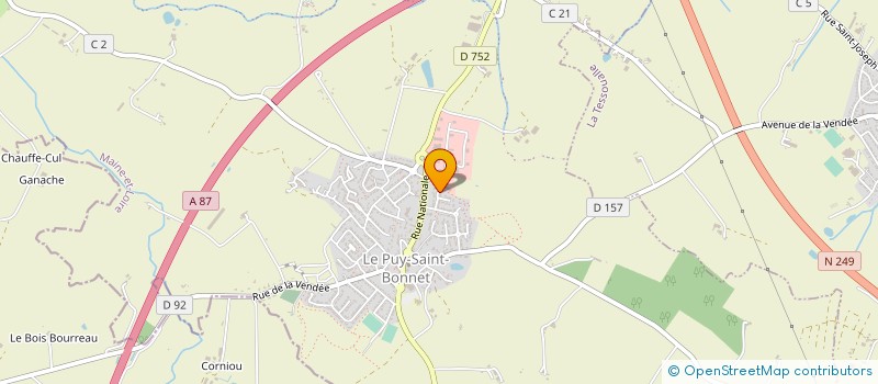 localisation de l'entreprise CYEL PATRIMOINE à CHOLET
