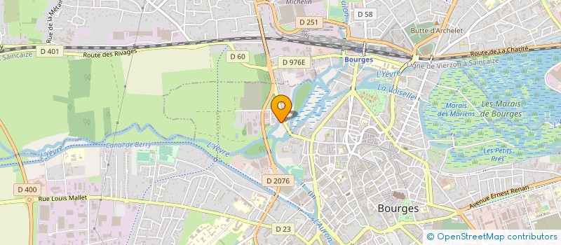 localisation de l'entreprise CYEM à BOURGES