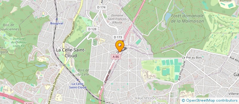 localisation de l'entreprise CYF  LA CELLE-SAINT-CLOUD