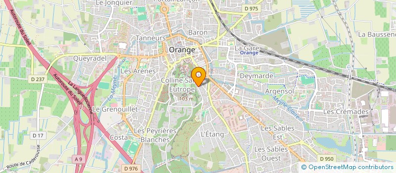 localisation de l'entreprise CYF  ORANGE