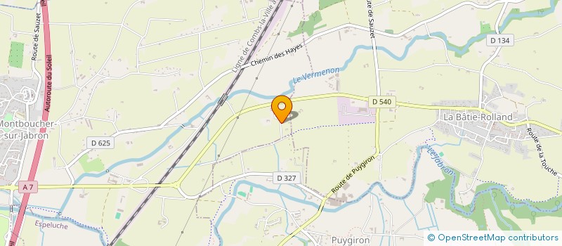 localisation de l'entreprise CYG DROME  MONTBOUCHER-SUR-JABRON