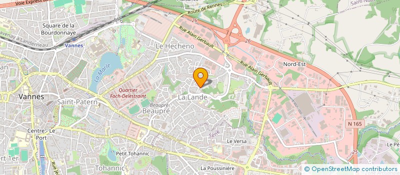 localisation de l'entreprise CYGAD à VANNES
